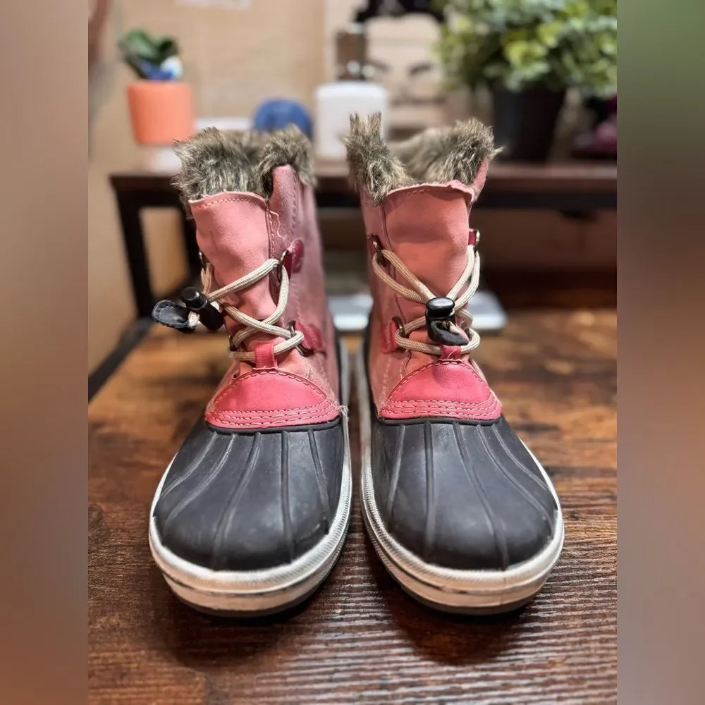 Cat and Jack‎ Target Pink Snow boots kids size 4